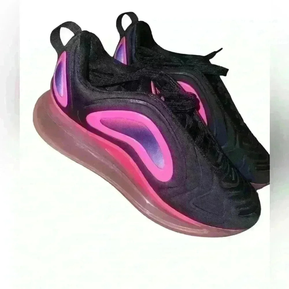Pink and Black Nike Airs